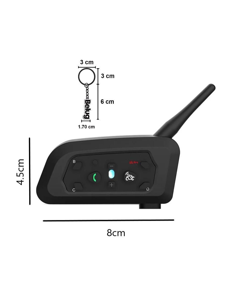 Receptor bluetooth intercomunicador 5