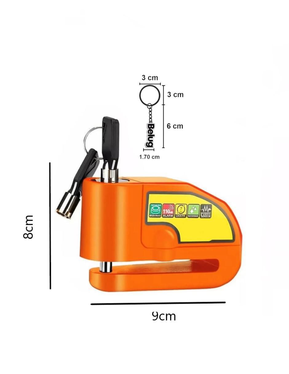 Candado con alarma de llave 5