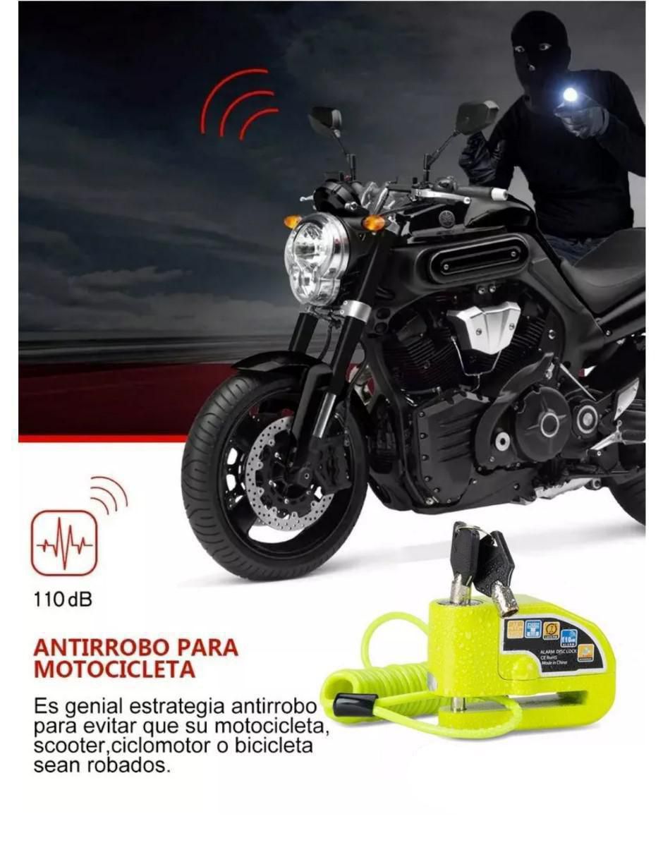 Candado con alarma de llave 4