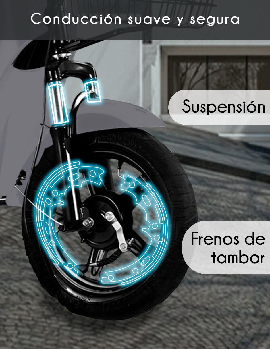 Bicicleta eléctrica glegsma urbana rodada 14 3