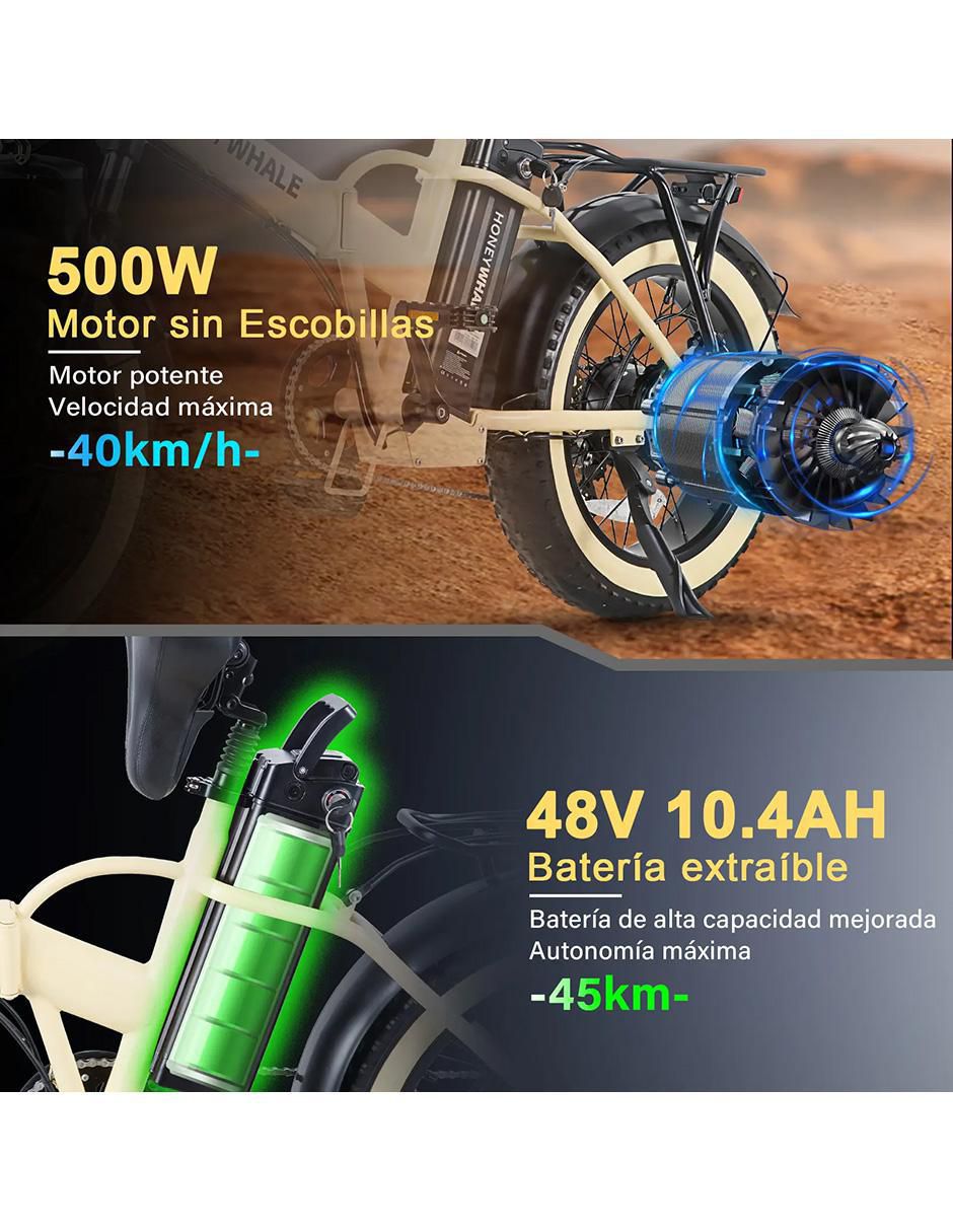 Bicicleta eléctrica F6 amarillo urbana rodada 20