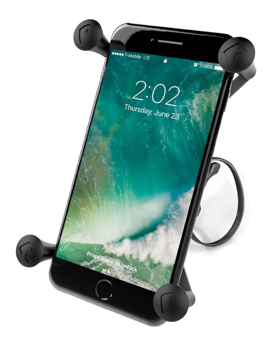 Porta celular portátil X Grip fijación ajustable 4