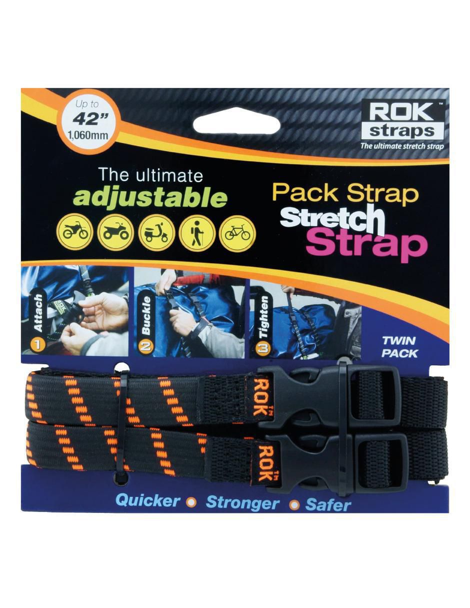 Set cintas de sujeción para moto de 30 a 106 cm