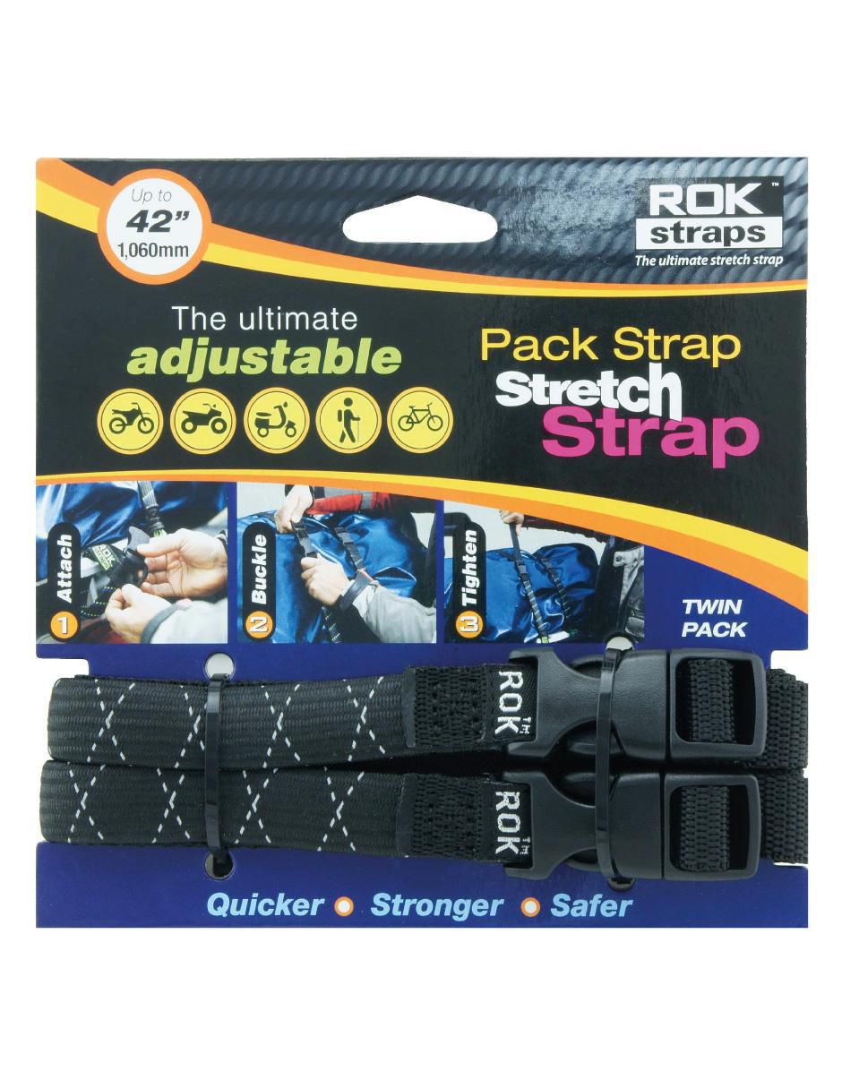 Set cintas de sujeción para moto de 106 cm