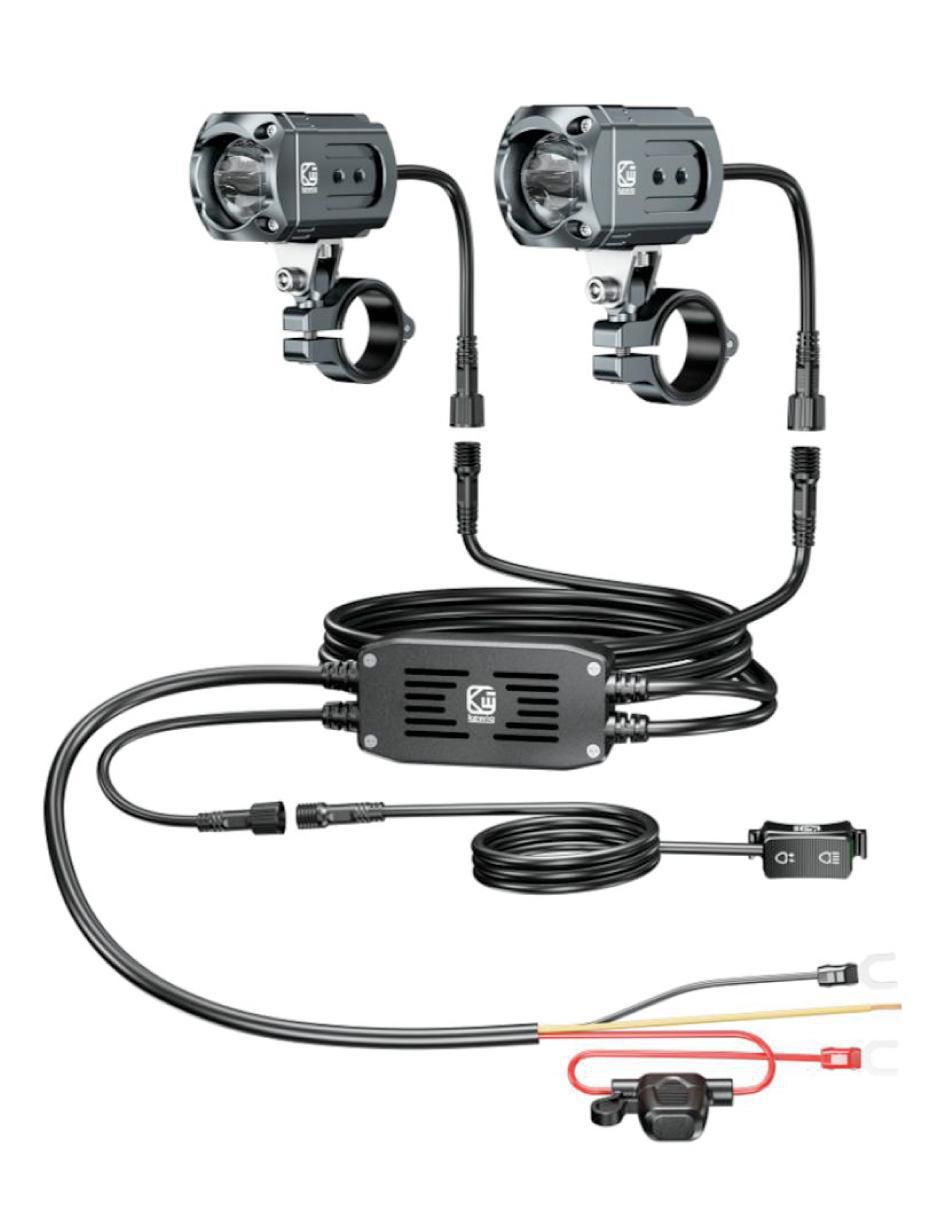 Luces auxiliares para moto 7