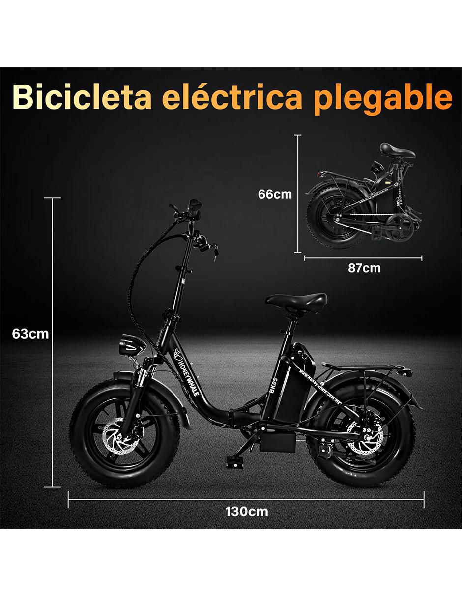 Bicicleta eléctrica BK05 negro urbana rodada 16