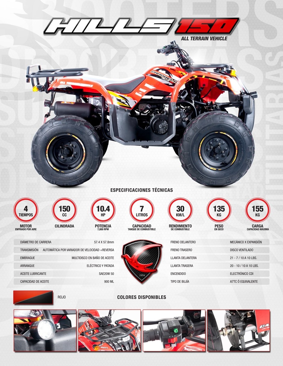 Cuatrimoto 2026 carabela hills 7