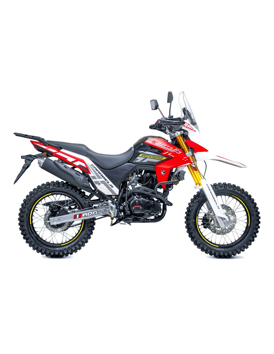 Motocicleta doble propósito Carbela Dirt3 250cc rojo 2026 2
