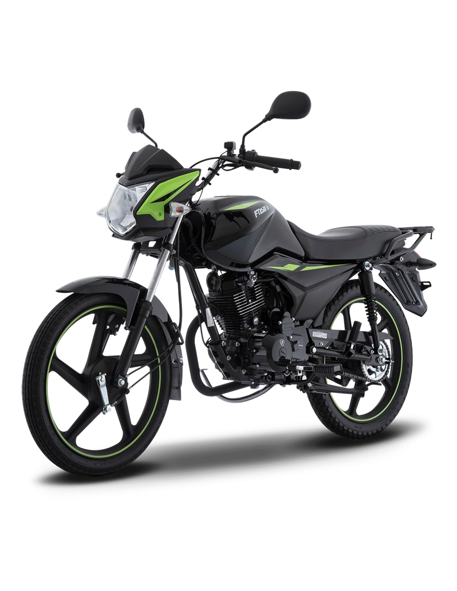 Motocicleta de trabajo FT150 TS negro 2026 5