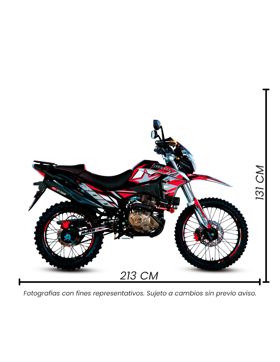 Motocicleta doble propósito BERETTA 300 2026 10