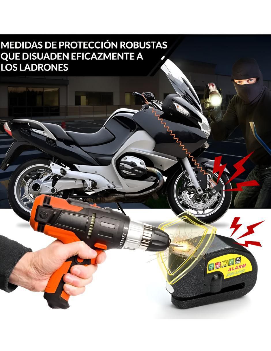 Candado con alarma de llave 3