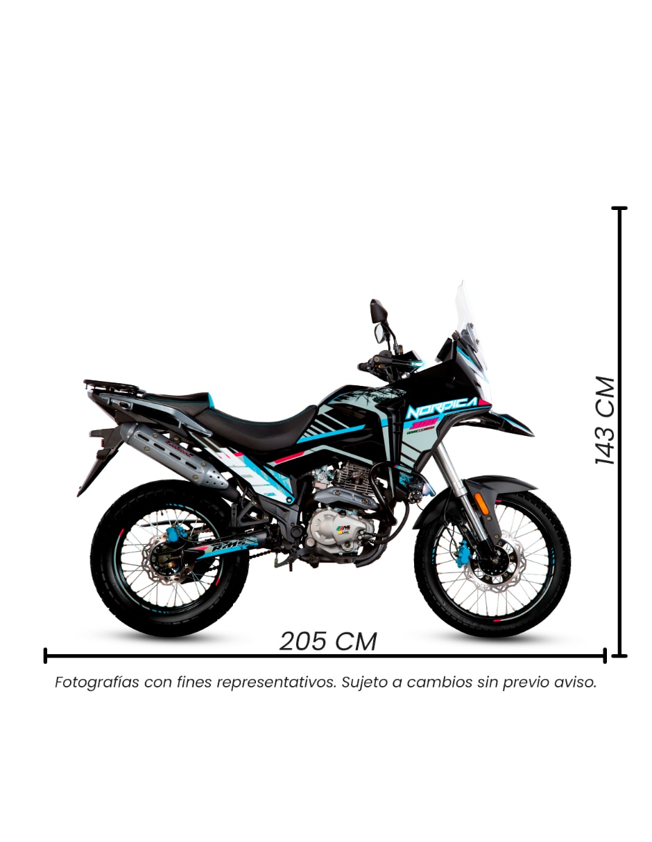 Motocicleta doble propósito Nordica 300 2026 10