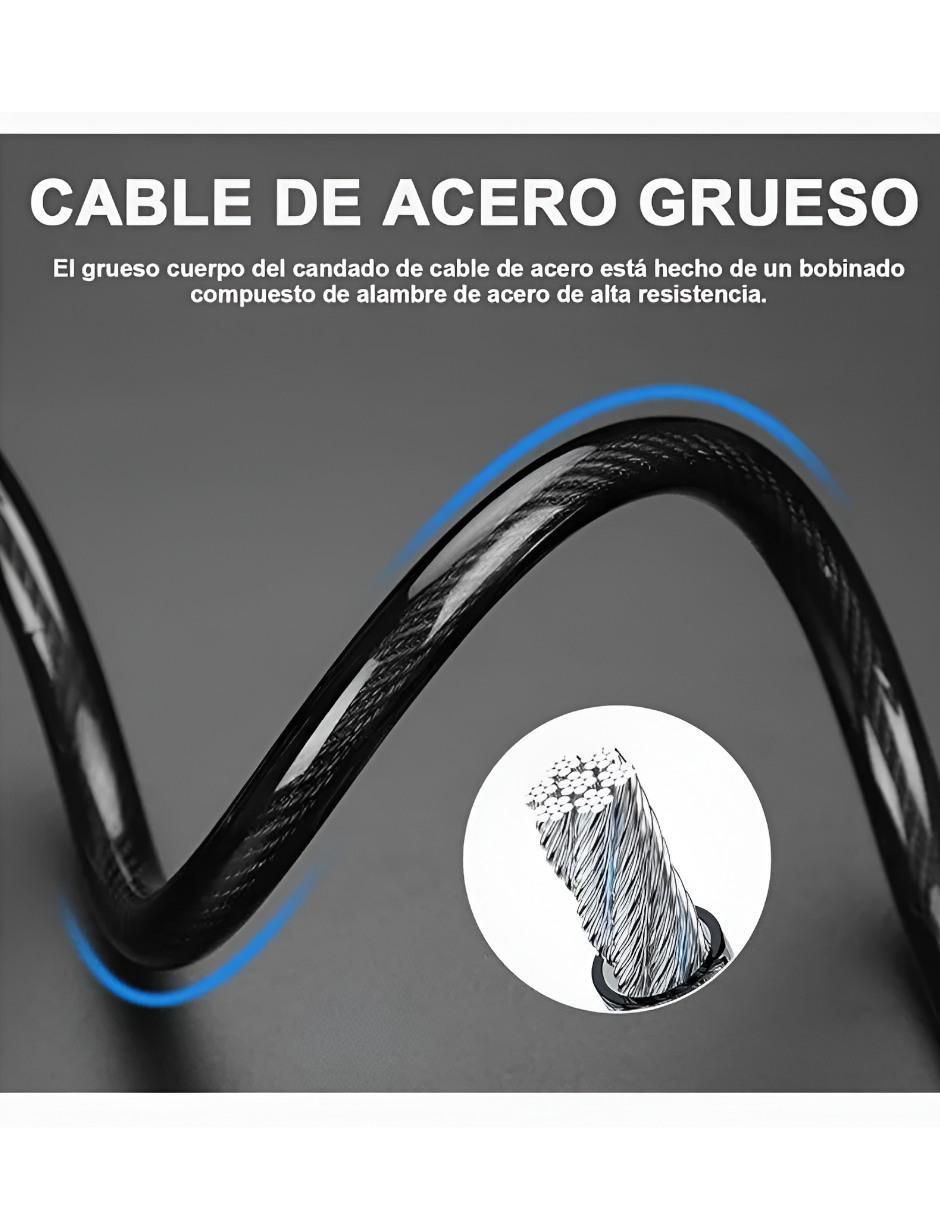 Candado de cable de combinación 2