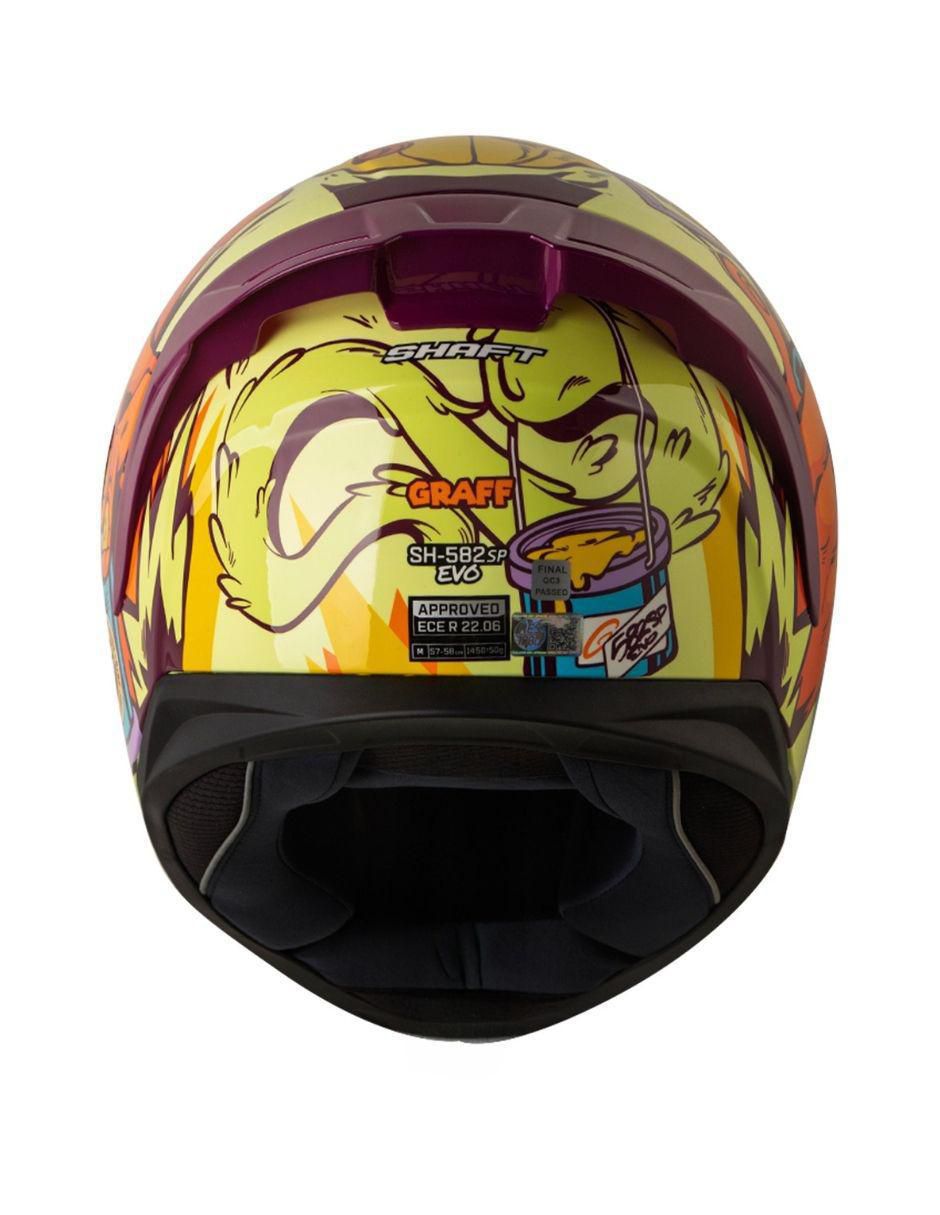 Casco cerrado para motocicleta urbana unisex