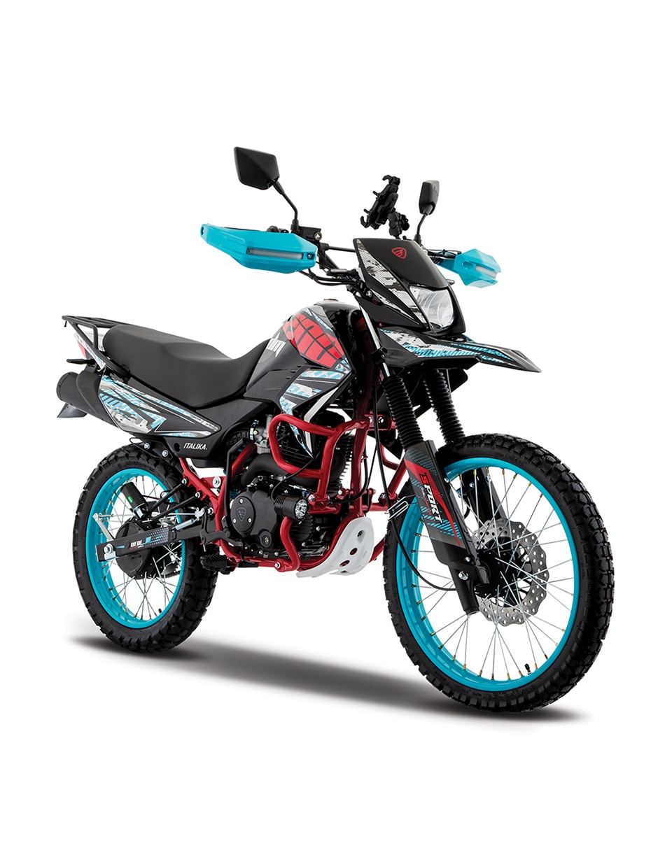 Motocicleta doble propósito DM200 AZUL CON GPS 2026