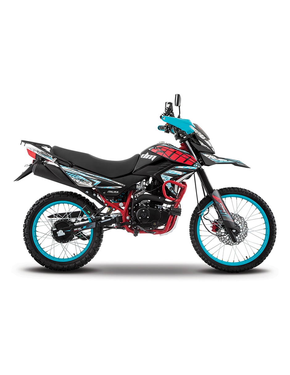 Motocicleta doble propósito DM200 AZUL CON GPS 2026 3