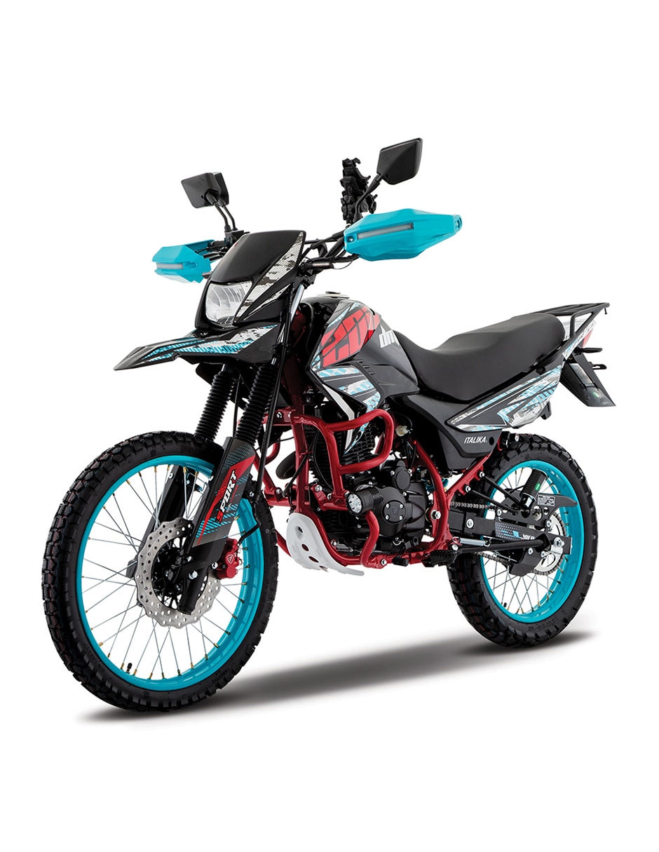 Motocicleta doble propósito DM200 AZUL CON GPS 2026 4