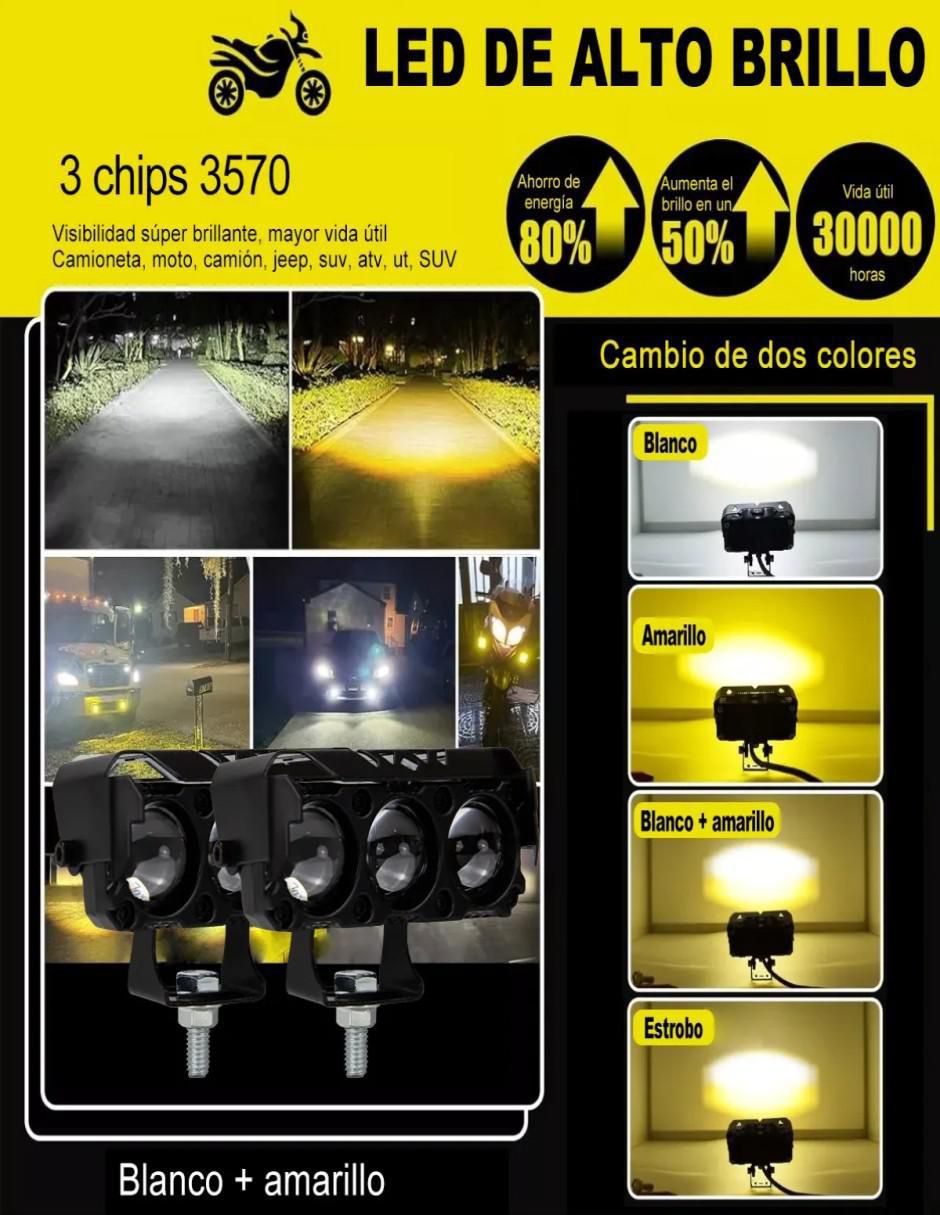 Luces auxiliares para moto 2