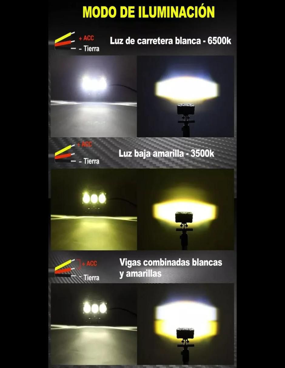Luces auxiliares para moto 3