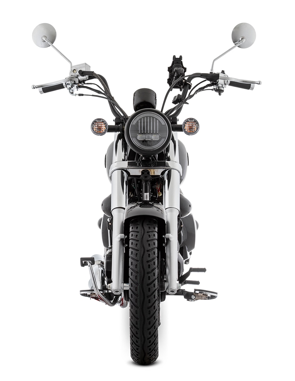 Motocicleta chopper TC250 gris 2026