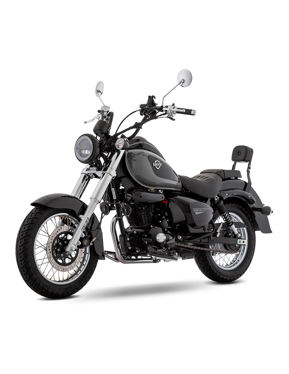 Motocicleta chopper TC250 gris 2026 5