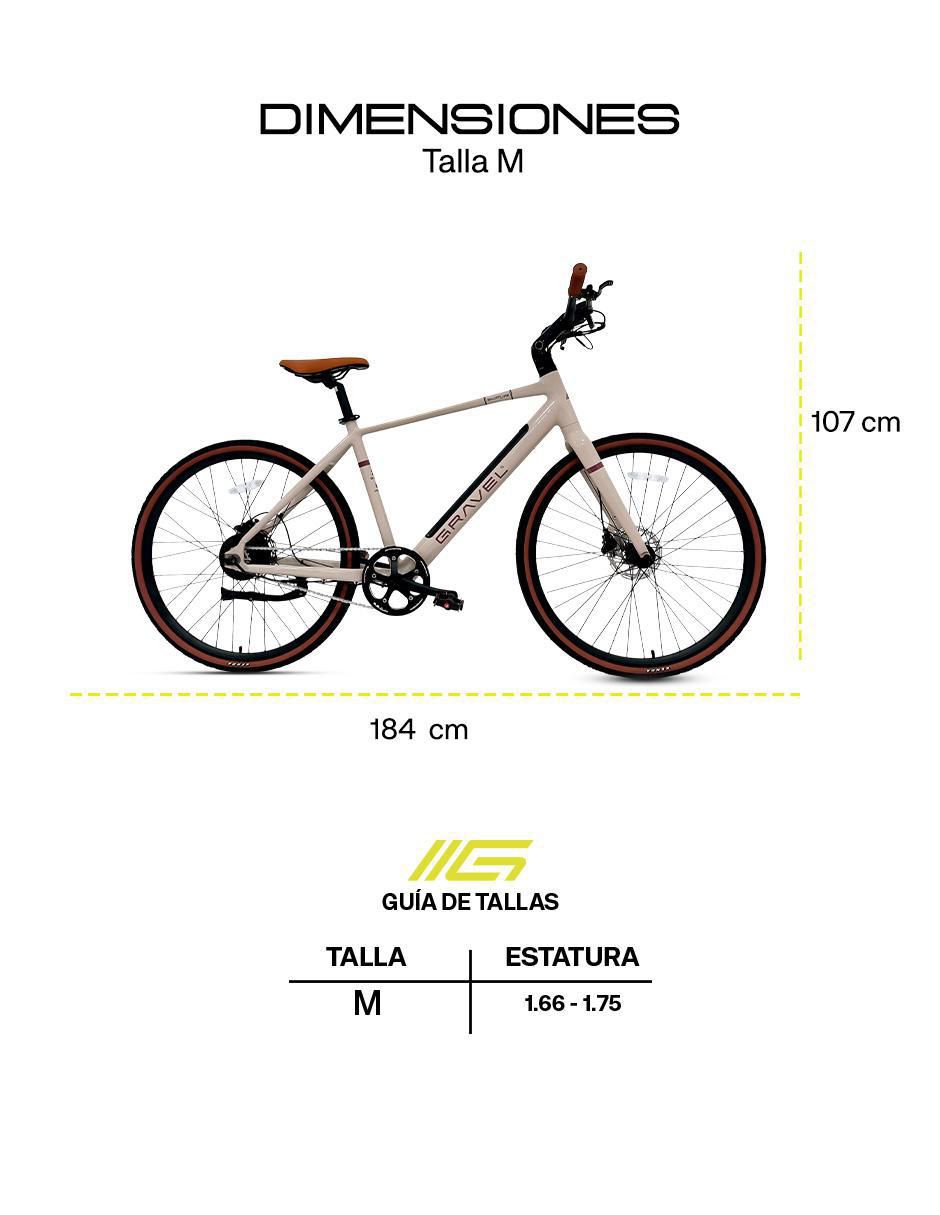"bicicleta eléctrica" gravel bicicleta e-rise 700c urbana "rodada" 700