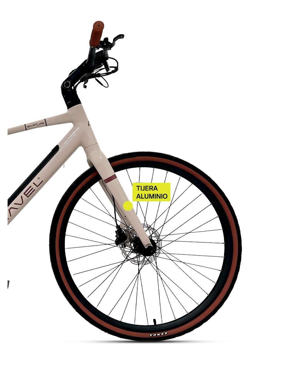 "bicicleta eléctrica" gravel bicicleta e-rise 700c urbana "rodada" 700