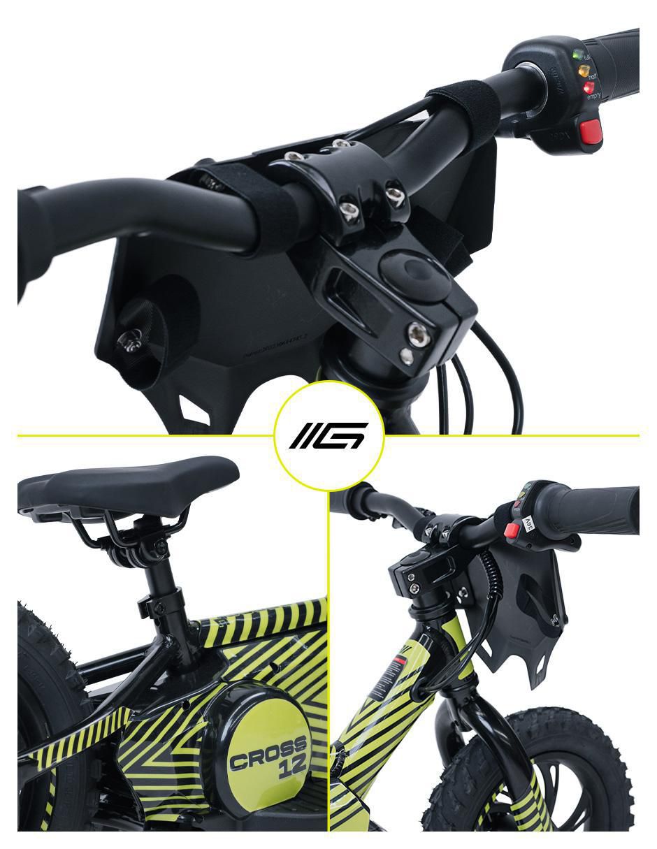 Bicicleta eléctrica Elec Cross Montañismo rodada 12 6