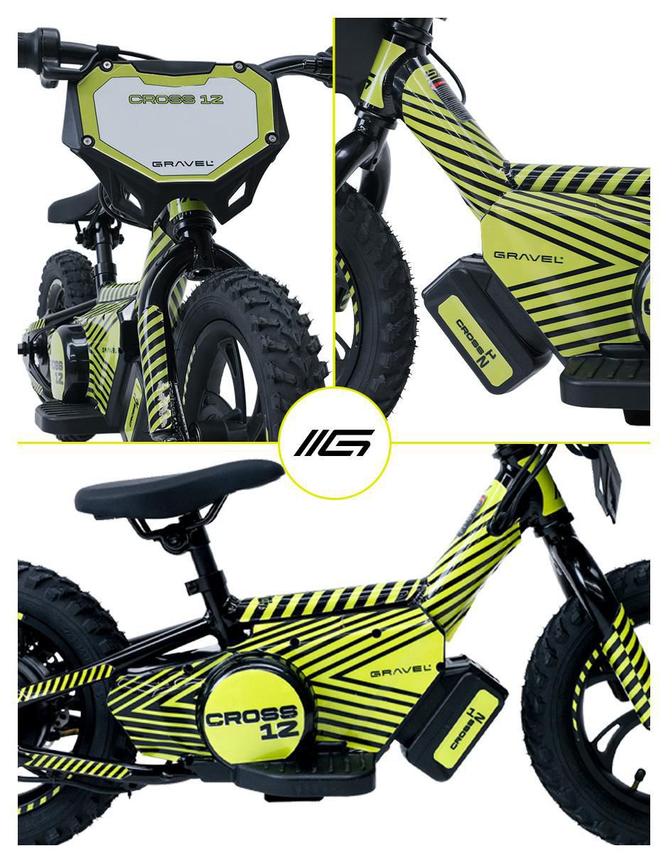 Bicicleta eléctrica Elec Cross Montañismo rodada 12 8