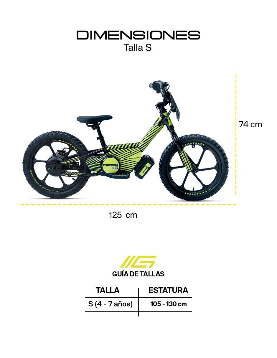 Bicicleta eléctrica Elect Cross Montañismo rodada 16 10