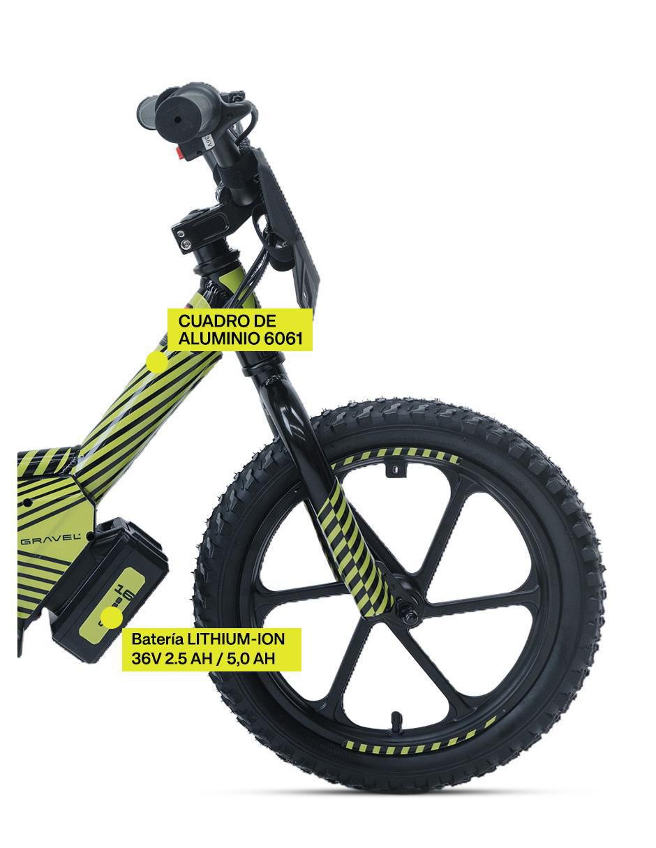 Bicicleta eléctrica Elect Cross Montañismo rodada 16 3