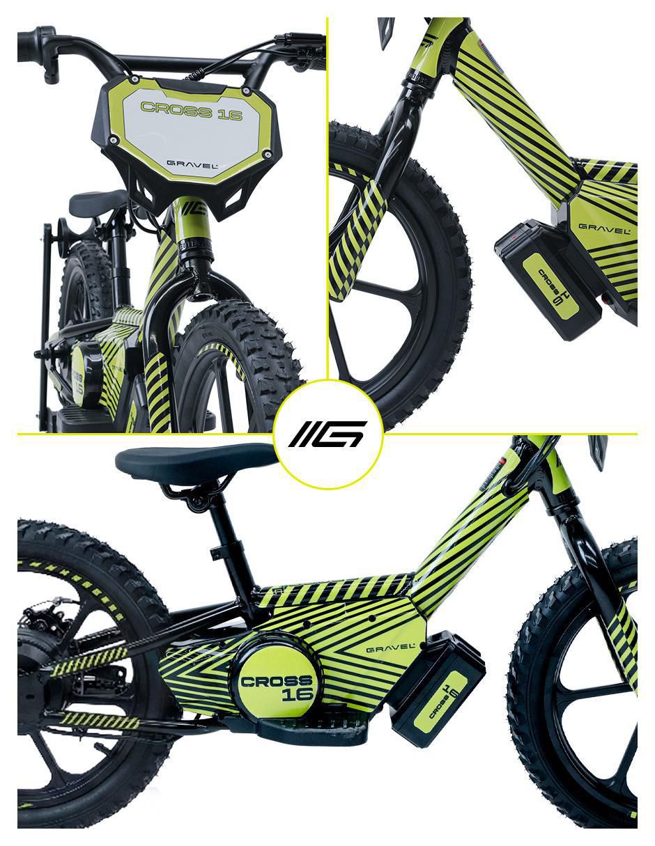 Bicicleta eléctrica Elect Cross Montañismo rodada 16 8