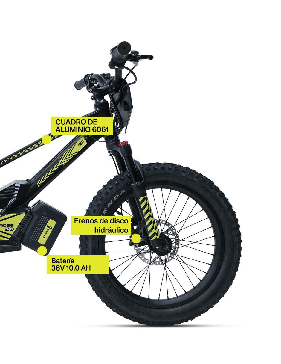 Bicicleta eléctrica Elec Cross Montañismo rodada 20 3