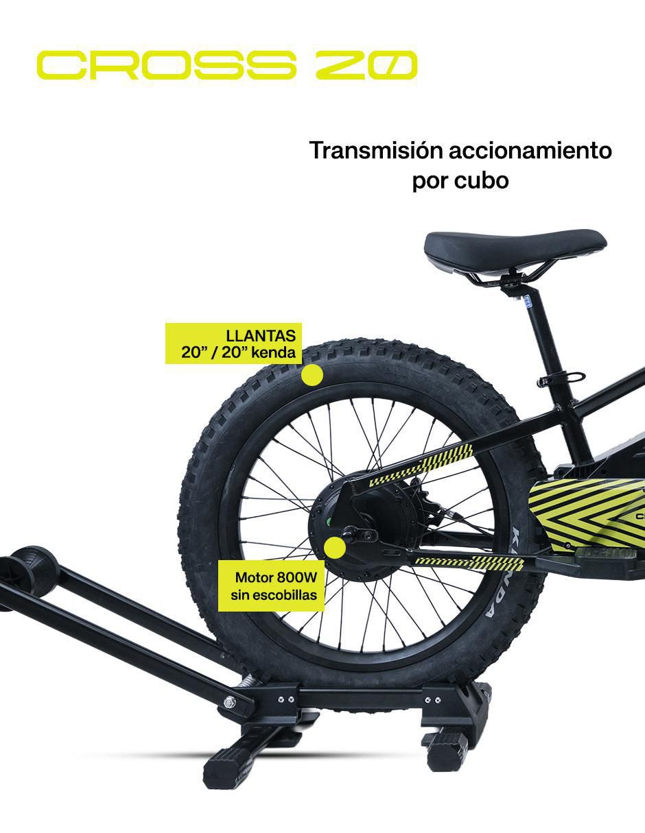 Bicicleta eléctrica Elec Cross Montañismo rodada 20 4