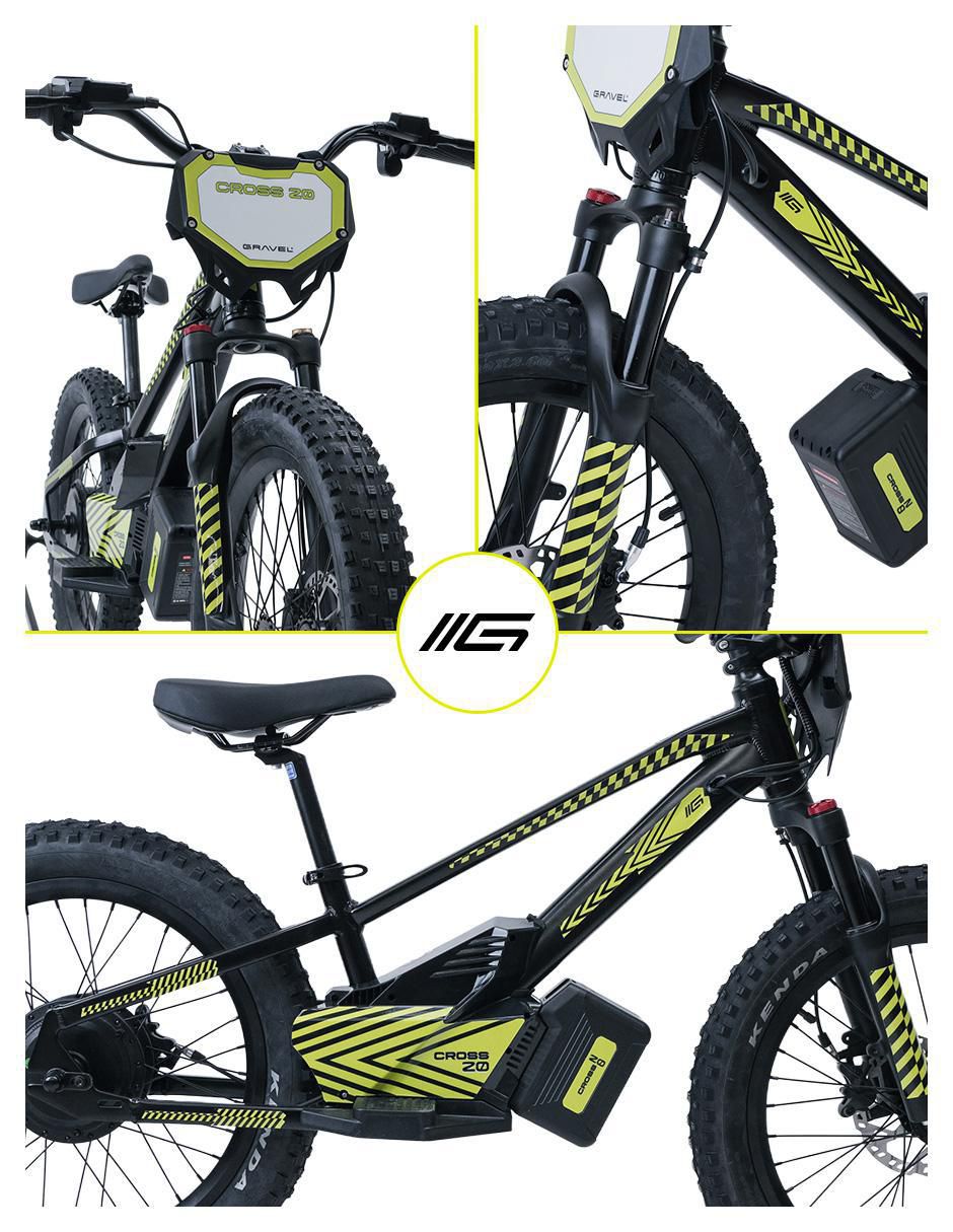 Bicicleta eléctrica Elec Cross Montañismo rodada 20 8