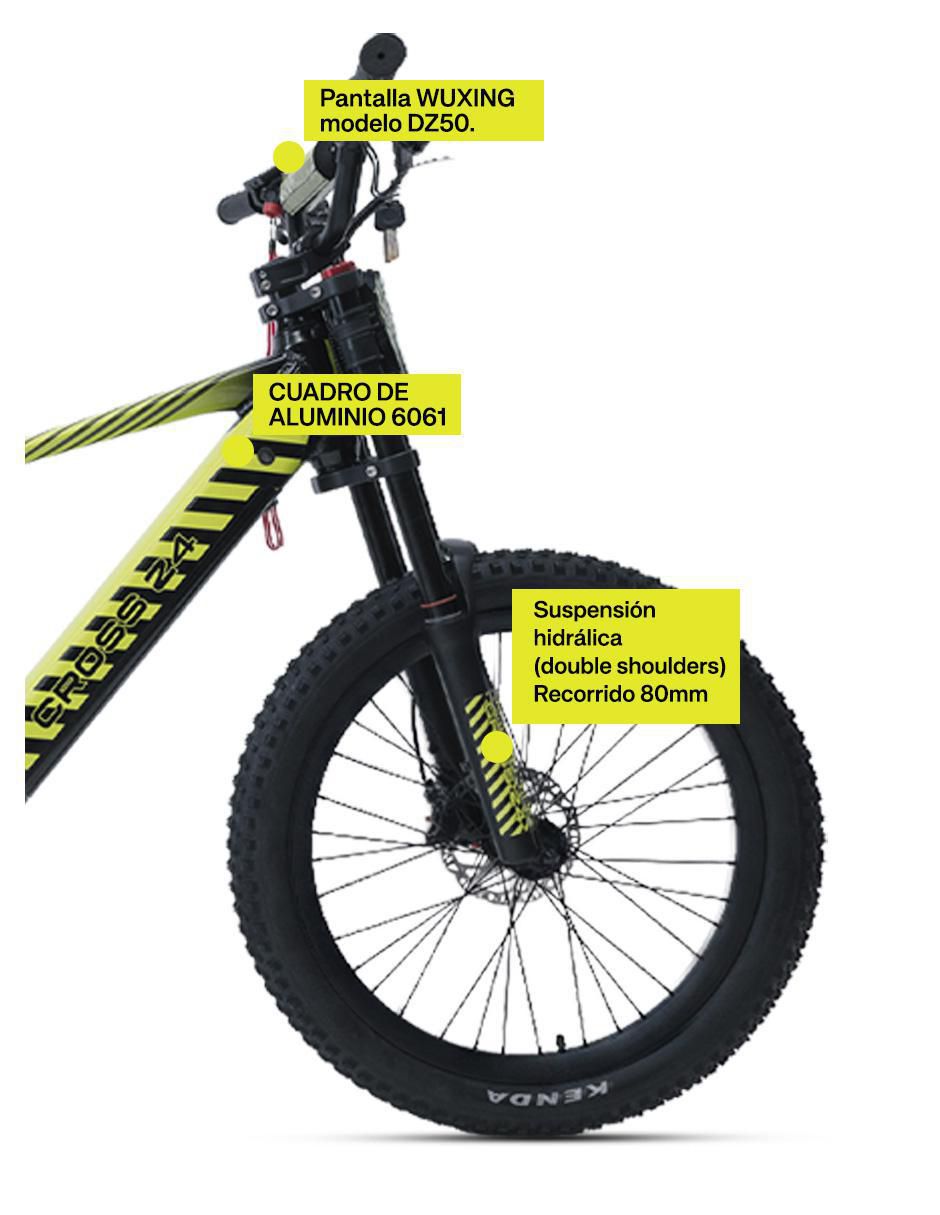 Bicicleta eléctrica Elec Cross Montañismo rodada 24 3