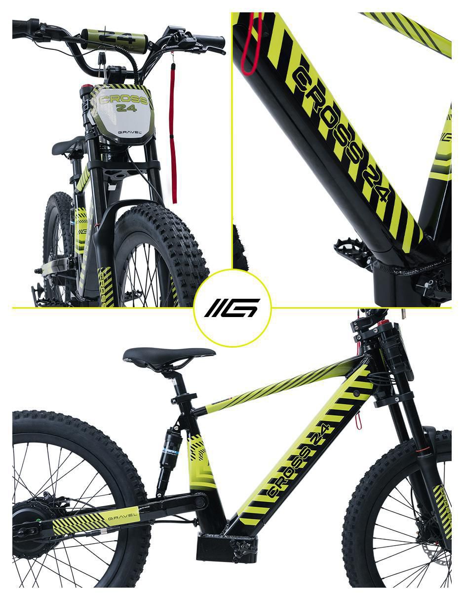 Bicicleta eléctrica Elec Cross Montañismo rodada 24 8