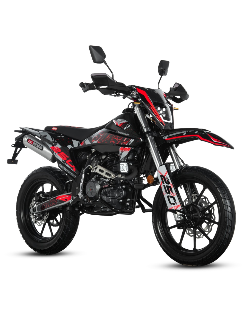Puños De Moto BFE Offroad – Medio Waffle, Compuesto Medio, Doble Compuesto Negro/gris, Universales
