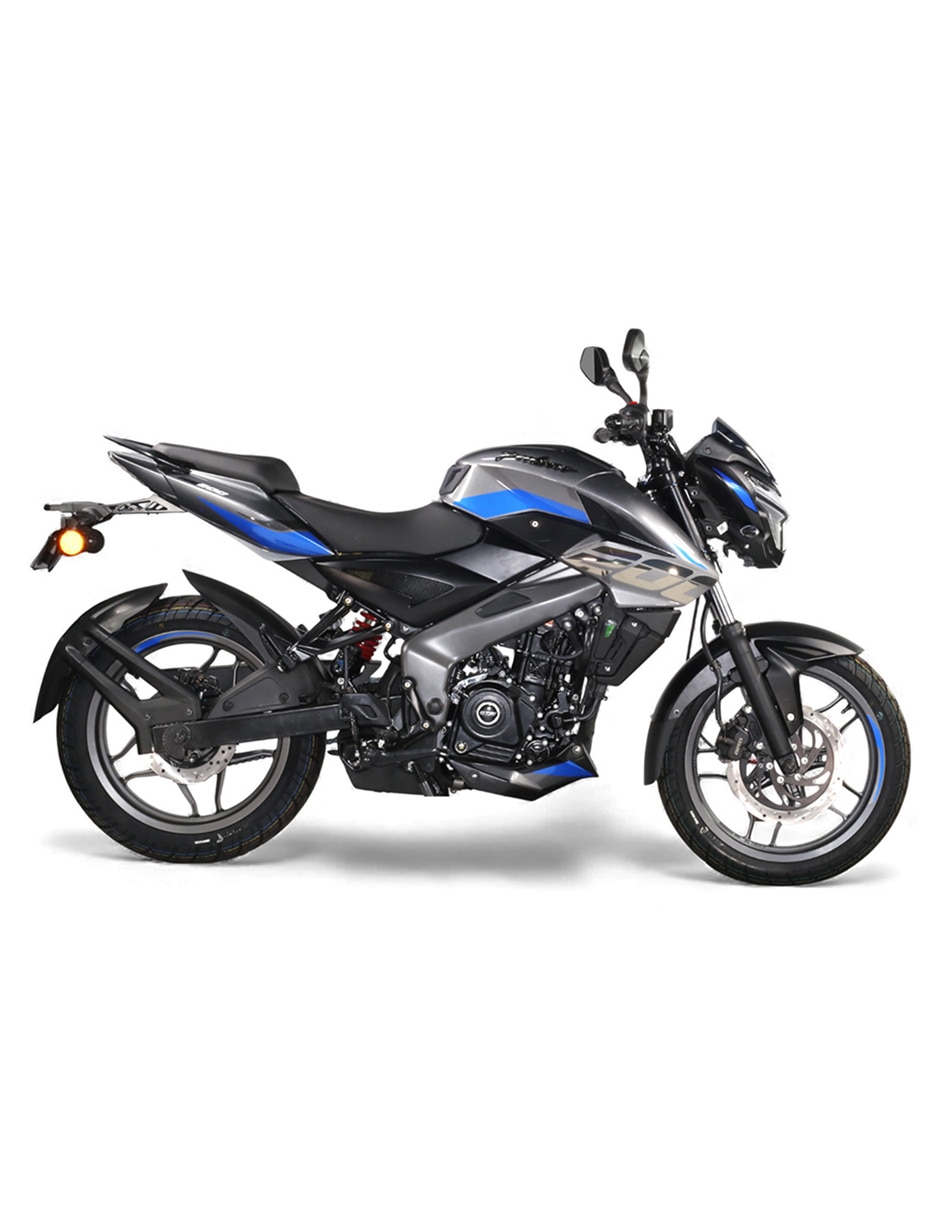 Motocicleta deportiva Pulsar NS200 gris 26 2026 2