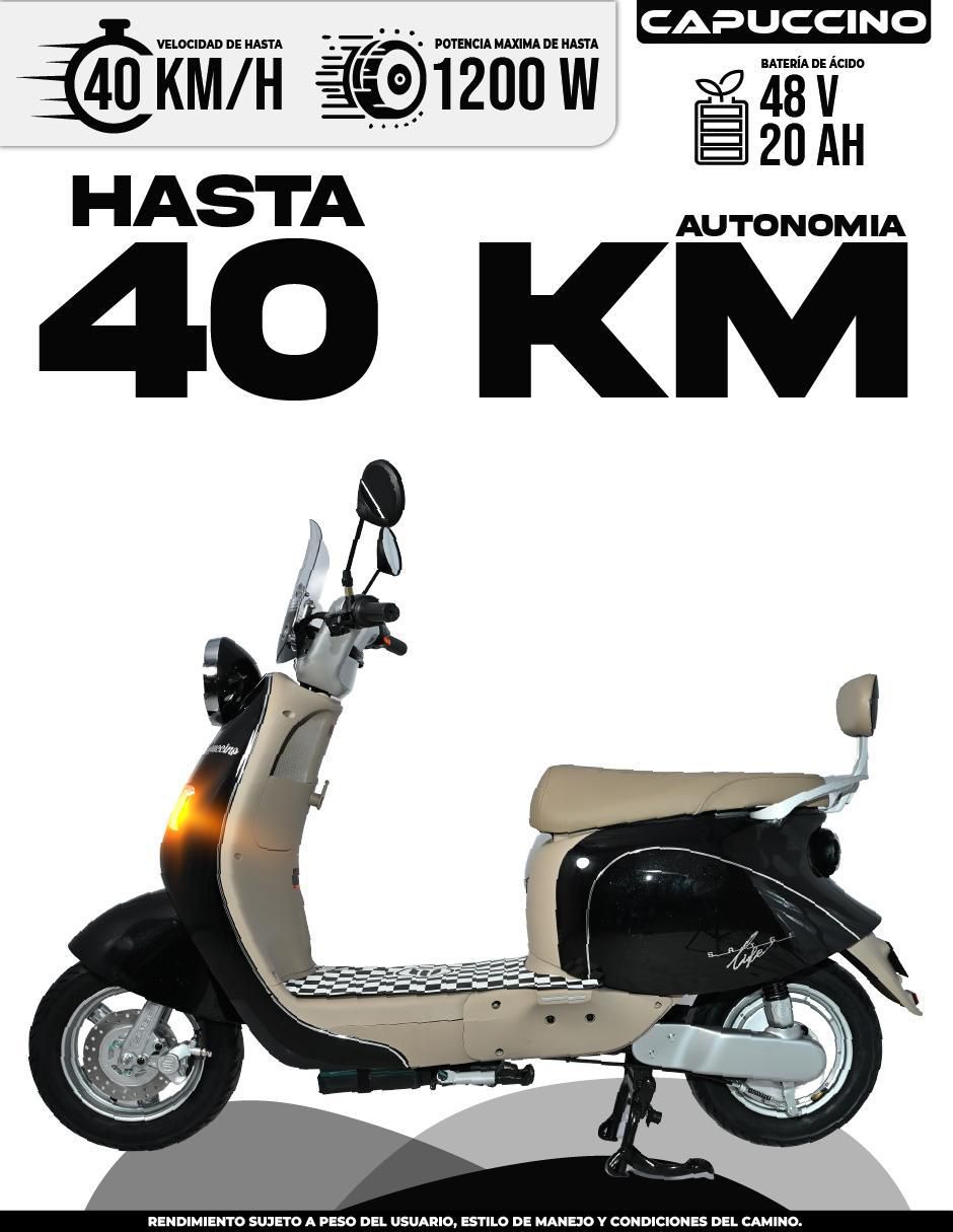 Bicicleta eléctrica Capuccino Urbana rodada 10 2